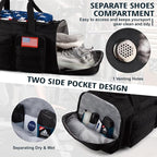 Tactical Gym Bag for Men，50L Large 3 in 1 Sports Duffle Bag with Shoes Compartment for Travel,Water Resistant Travel Backpack Weekender Overnight Bag with Wet Pocket for Women
