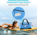 Gonex 40L 60L 80L Extra Large Waterproof Duffle Travel Dry Duffel Bag Heavy Duty Bag with Durable Straps & Handles for Kayaking Paddleboarding Boating Rafting Fishing