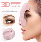 Sleep Mask, Premium Eye Mask for Sleeping, Total Blackout, Super Soft Comfort, Adjustable Fit, Upgraded 3D Ergonomic Designed Sleeping Mask for Home, Office, Travel, Meditation, Yoga, Pink