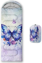 QOOMO Camping Sleeping Bags,3 Season Warm & Cool Weather,Lightweight,Waterproof Sleeping Bags for Adults & Kids,Traveling,and Outdoors,Camping Gear Equipment