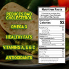 WAKS & SNACKS Freeze-Dried Avocado | 100% Fresh Hass Avocados, Perfect for Toast | Energizes Camping & Hiking Meals | Lightweight, Vegan, Gluten-Free | 2 Avocados | 2 oz, 3-Pack