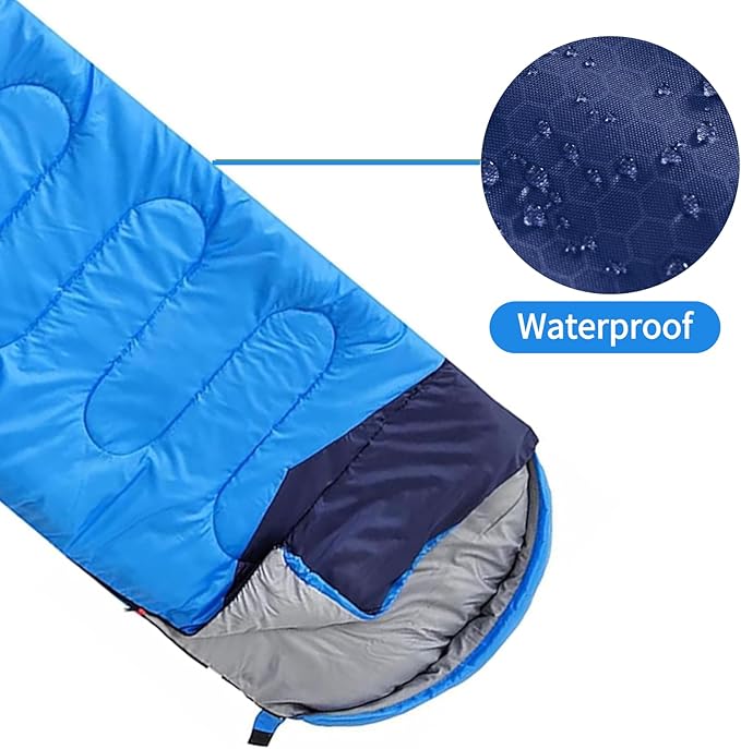 Sleeping Bags for Adults,Kids & Girls-Warm & Cold Weather Lightweight Waterproof Sleeping Bag Backpack with Compact Bag,Great for 3-4 Seasons Hiking,Camping and Outdoor