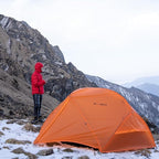 3FULGEAR Backpacking Tent, Floating Cloud 2 Easy Setup 2 Person 3/4 Season Ultralight Tents Waterproof Windproof Double Layer Lightweight Outdoor Tent for Camping, Hiking, Hunting, Survival