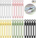 [25Park]UMUST Silicone Cable Ties,Reusable Cable Management Organizer,Cable Straps,Cord Ties,Multipurpose Elastic Cord Organizer for Bundling and Fastening Cable Cords Wires(Multi -colored)