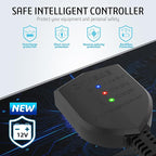 OYMSAE12V Solar Battery Charger ，10W Waterproof Solar Battery Maintainer,Portable Solar Panel Charger with Upgraded MPPT Controller for Car, Motorcycle, Boat, Marine, RV, Trailer, Tractor,Truck, etc