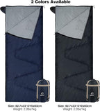 REDCAMP Ultra Lightweight Sleeping Bag for Backpacking, Hiking, Comfort for Adults Warm Weather, with Compression Sack