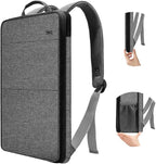 ZINZ Slim & Expandable Laptop Backpack 15 15.6 16 Inch Case, Water Resistant Travel Backpack Compatible with MacBook Pro/Neo 16" 15", Dell XPS 15 16 and Most 15" 15.6" 16" Notebooks，G01BK02