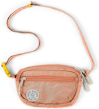 Baboon to the Moon Fanny Pack - Trendy, Compact, Water-Repellent Waist Bag in Multiple Colors and Sizes for Men and Women (Sunset Coral, Mini (1.5L))