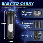 4 in 1 Emergency Lights for Home Power Failure, 6 Pcs Rechargeable LED Flashlight Plug in Wall, Automatic Turn-On Power Outage Night Light Flashlight for Hurricane Preparedness Items, Black