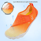 L-RUN Barefoot Water Shoes Women Mens Aqua Sock Athletic Hiking Water Sports Shoes for Swim Beach Pool Sand Diving Walking