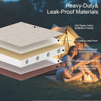 Self Inflating Sleeping Pad with Foam and Electric Pump，Innovative Y-Shaped Telescopic Structure，4.3" Thick Ultraportable Camping Mattress，Outdoor Compact Air Mat for Tent Car（4.2*79*28 inch）