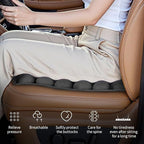 Sondor Travel Cushion, Comfortable 3D Inflatable Seat Cushion for Hemorrhoid and Tailbone Pain Relief, Optimal Support for Long Sitting in Car, Air Travel, Office Chairs Etc (36-Grey Point Cushion)