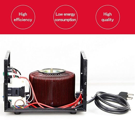 Yinleader Step Up & Step Down Voltage Transformer Power Converter with US Power Cord,Convert 110V to 220V OR 220V to 110V w/US Power Cord,Circuit Breaker Protection use in Your Countries (500W)