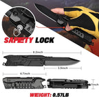 19 In 1 Multitool Pocket Knife - EDC, Outdoor, Camping Gear, Pocket Knife for Men, Brother, Uncle, Grandpa, Cool Gadgets Gifts Idea, Stocking Stuffers for Christmas, Birthday, Fathers day