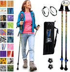 York Nordic Motivator Walking Poles for Balance and Rehab - Patented Stability Grips - Lightweight, Adjustable, and Collapsible - 2 Pieces Adjustable w/flip Locks - Heights 4'6" up to 6'2" - 230 lbs