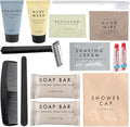 Trail maker (50 Pack) Bulk Hygiene Kits – 15-Piece Toiletry Set per Pack for Homeless Care, Travel, Emergency Shelters, TSA Friendly Essentials & Charity Donations