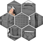 QT&QY 25L/45L Military Tactical Backpack For Men Molle Daypack 3 Day Bug Out Bag Hiking Rucksack With Bottle Holder