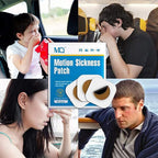 MQ 42ct Motion Sickness Patches Non Drowsy, Sea Sickness Patches for Cruise Travel Essentials, Waterproof Patch Behind Ear for Car Airplane Altitude Sickness, Long Last 72H