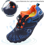 L-RUN Barefoot Water Shoes Women Mens Aqua Sock Athletic Hiking Water Sports Shoes for Swim Beach Pool Sand Diving Walking