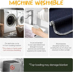 Merino Wool Blend Camping Blanket Ultra Warm, Moisture Wicking, Portable Outdoor Blanket for Camping, RV Trips, Adventures, Picnic, Bushcraft Survival Kits, Large 86"x62"