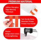 SecuCaptain Emergency Fire Blanket for Home and Kitchen - 12 Pack 40"x40" Flame Suppression Fiberglass Fire Blankets for House Camping Car Warehouse Office Emergency Survival Safety