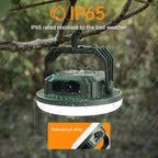 VAVOFO 30W LED Camping Lantern Rechargeable, 124 LED with 3 Lighting Modes, 3000LM, 7200mAh Portable Tent Light with Magnet, IP65 Waterproof for Emergencies, Outdoor and Indoor (Green)