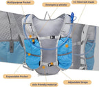 Lightweight Running Vest for Women and Men Hydration Backpack Pack with 1.5L Water Bladder Bag for Hiking Trail Running Gear Cycling Marathon