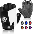 Bike Gloves for Men Women with Anti-Slip Shock-Absorbing Pad, Light Weight Half-Finger Cycling Gloves