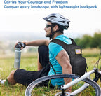 Tactical Hydration Backpack 2L Water Bladder - Lightweight Durable Pack for Hiking, Running, Outdoor Adventures, Adjustable Straps & Leak-Proof Design