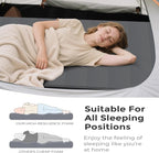 Self-Inflating Sleeping Pad with Portable Electric Air Pump, 4in Thick Memory Foam Camping Mattress for Tent Cot & Car Travel, Fast Inflate & Deflate Camping Pad