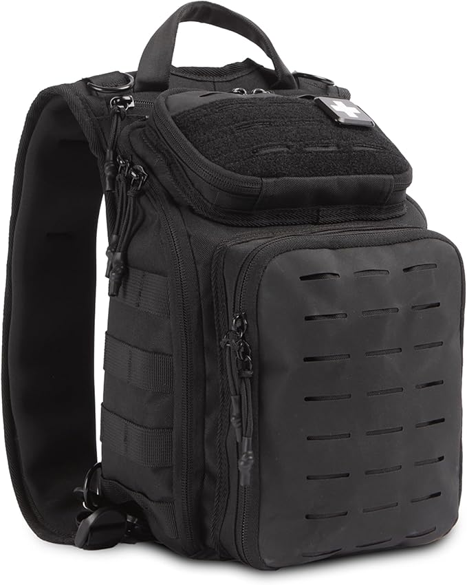 My Medic Recon Standard - HSA FSA First Aid Kit - 200+ First Aid and Survival Essentials, Supplies, & Must Have IFAK for Home, Car, Office or Business - Black