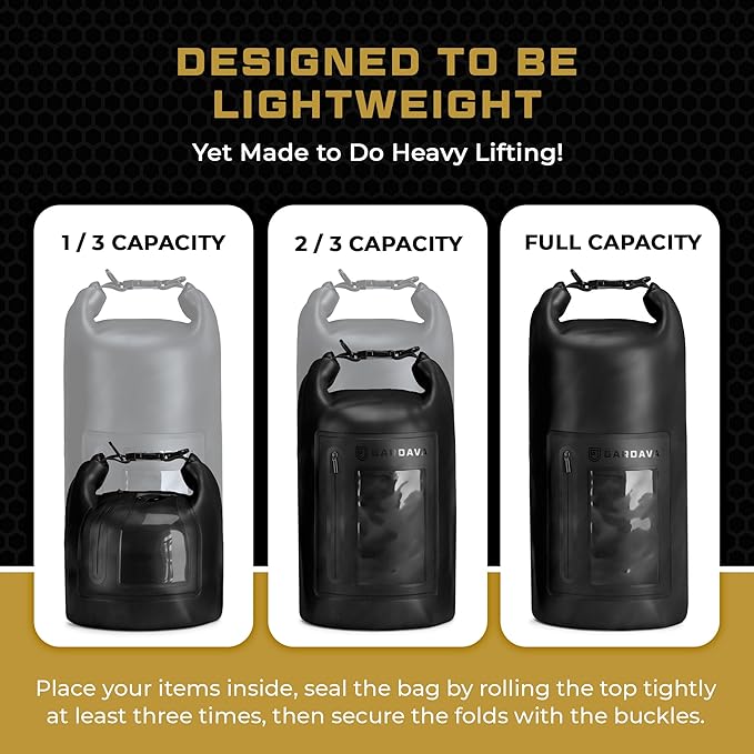 Faraday Bag, Military Grade Shield Bag, Waterproof EMP Cage, Dry Bag for Laptops & Phones, Go Dark Large Faraday Bags