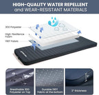 ONETIGRIS Dreamstar Single Air Mattress, Self-Inflating Sleeping Pad Foam for Camping, Backpacking, Car Trips, Travels, Air Bed with Patch-up Kit