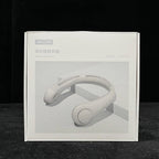 JISULIFE Portable Neck Fan, Hands Free Bladeless Fan, 5 Speeds, 4000 mAh Battery Operated Wearable Personal Fan, Twistable, Rechargeable, Gift for Women Men-Blue