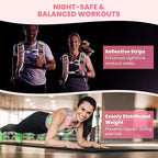 Fragraim Weighted Vest for Women Men - 8lb/10lb/12lb/16lb/22lb/25lb/30lb Weight Vest with Reflective Stripe, Detachable Phone Pouch, Ideal for Walking, Strength Training, Running, Workout, Cardio