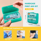 General Medi 420 Piece First Aid Kit, 6 Individual Boxes of 70 Items Each - Contains Premium Medical Supplies for Travel, Home, Office, Vehicle, Camping, Workplace & Outdoor (420 pcs, 6 Pack)