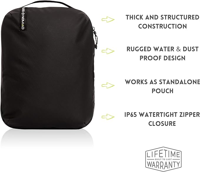 Adventure Travel Packing Cubes, IP65 Water&Dust Proof Organizer Wet Bags