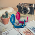 TurnOnSport Lensatic Compass - Hiking & Camping Navigation - Orienteering & Map Reading - Boy Scout & Professional Field Compass