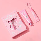 TONYMOLY x Squishmallows Patty the Cow 2-Piece Skincare & Beauty Gift Set – Strawberry Hand Cream & Strawberry Shortcake Lip Gloss – Cute Korean Skincare Gift