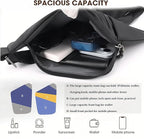 Crossbody Travel Bags for Women, New Theft Proof Safe Slim Sling Travel Purses, Personal Flex Shoulder Bag for Men Women