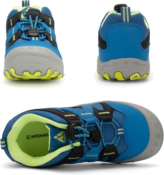 Mishansha Boy's Girl's Hiking Shoes Low Top Sneakers Outdoor Trekking Walking Climbing Running Shoes