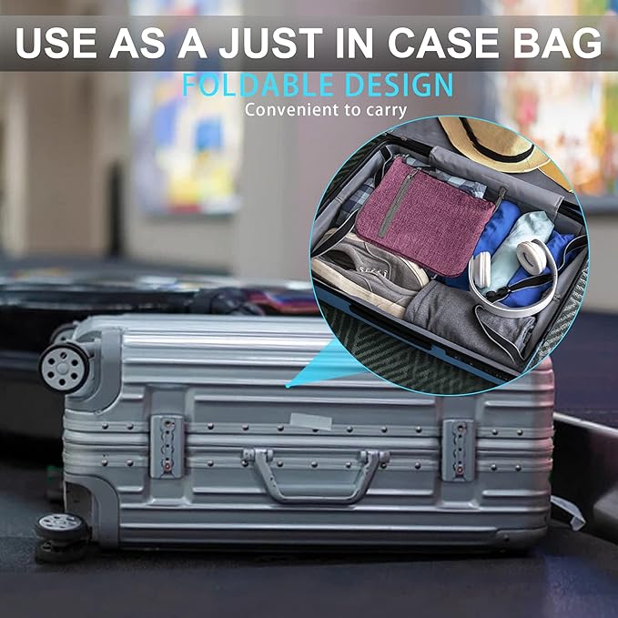 Vomgomfom Travel Duffle Bag for Men,65L 85L 115L Foldable Travel Duffel Bag with Shoes Compartment Overnight Bag for Men Women