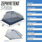 ALPS Mountaineering Zephyr 3-Person Tent