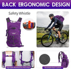 WOLT Hydration Backpack 18L Hiking Water Backpack with 2L Water Bladder for Men Women, Hydration Pack for Running Cycling Biking and Climbing