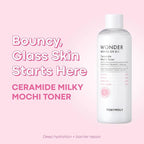TONYMOLY Mochi Milky Toner – Hydrating Korean Milky Toner for Face, Ceramide Barrier Repair, Hyaluronic Acid & Cica – Soothing Toner for Dry & Sensitive Skin, Glass Skin – 300ml