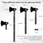 Survival Shovel High Carbon Steel Tactical Shovel Axe Folding Entrenching Tool Camping Hiking Shovel Carrying Pouch Car Emergency Survival Gear