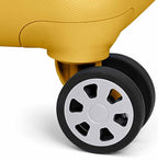 Traveler's Choice Pagosa Hardshell Expandable Luggage with Spinner Wheels, Yellow, 26-Inch Medium