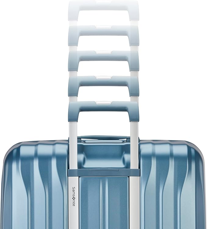 Samsonite UpLIFT Large Checked Hardside Luggage with Spinner Wheels - Airline-Approved, TSA Lock, Adjustable Handle System - Polycarbonate Hard Suitcase for Ultra Lightweight Travel - Elemental Blue