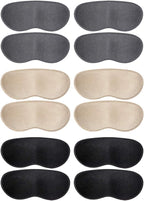 Dr.Foot Heel Grips for Women and Men, Self-Adhesive Heel Cushion Inserts Prevent Slipping, Improve Too Big Shoes, Prevent Rubbing, Blisters, Foot Pain (Beige+Grey+Black)
