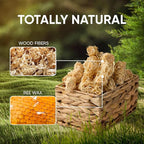 Inflame Fire Starters 70 pcs Fire Starters for Campfires, Grill, BBQ, Fireplace, Woodstove - Charcoal Starter - Waterproof, Weather-Resistant - Natural Wood Fireplace Starters